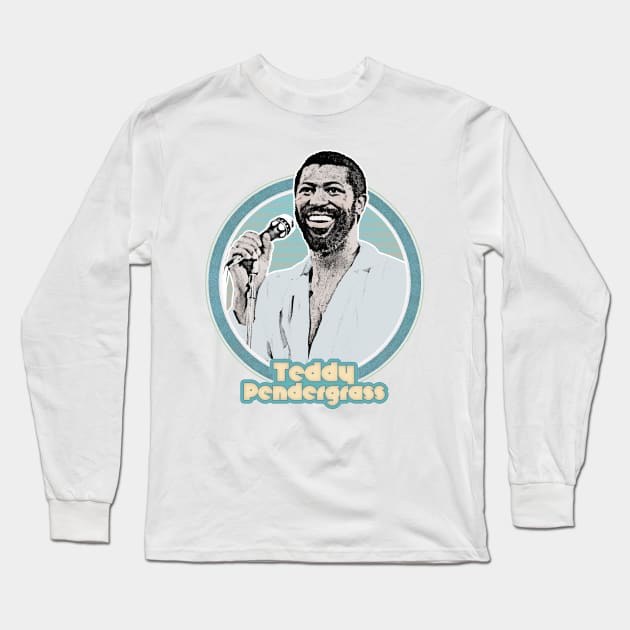 Teddy Pendergrass /// 80s Retro Soul Fan Design Long Sleeve T-Shirt by DankFutura